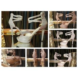 Nine West Iridescent Strappy Heel